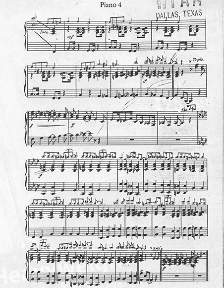 piano sheet music