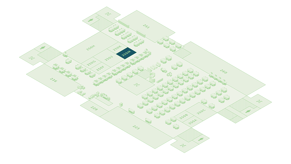 Floor Map Highlighting Willis Room 250M